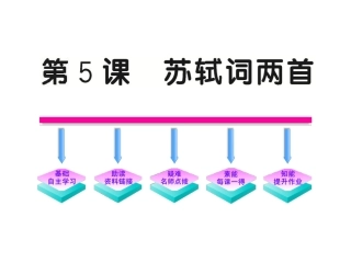 人教版必修四《苏轼词两首念奴娇赤壁怀古定风波》PPT优化课件