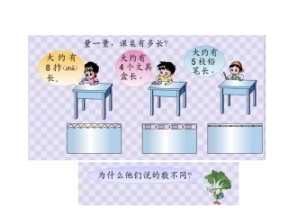 二年级数学上册《认识厘米》课件