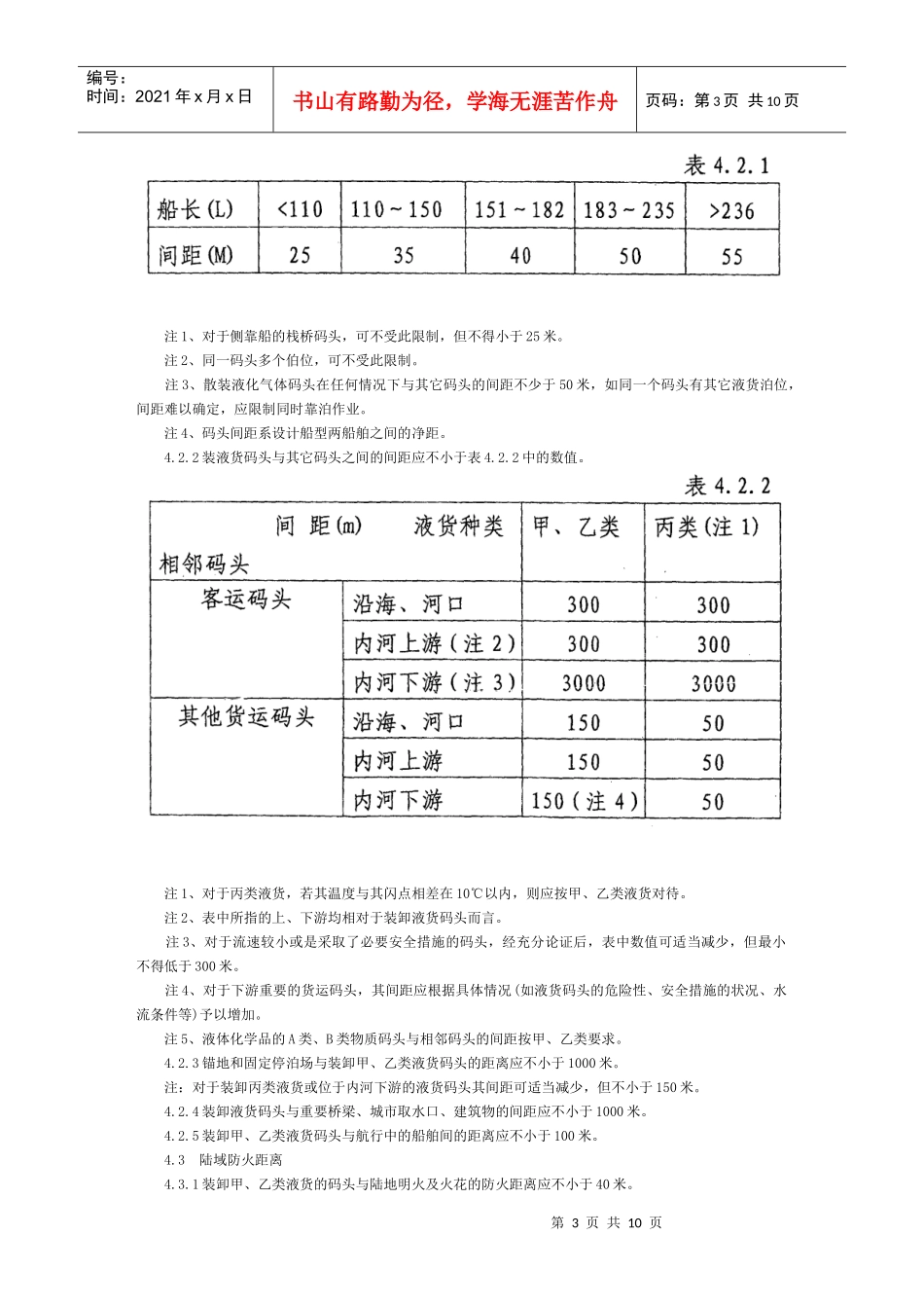 液货码头安全技术管理规则_第3页