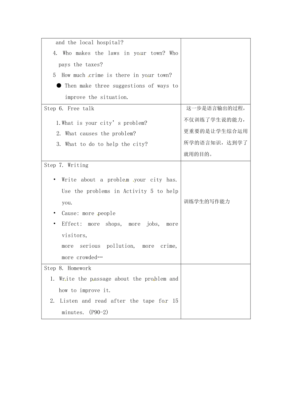 九上Module11Unit2教学设计_第3页