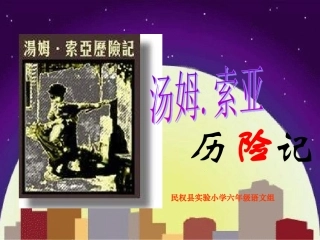 第17课：汤姆·索亚历险记