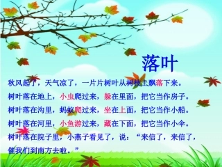 落叶MicrosoftPowerPoint演示文稿(2)