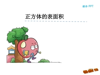 正方体的表面积