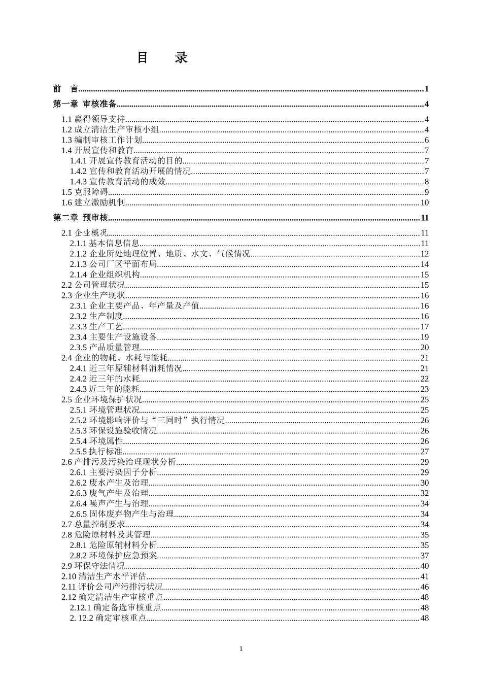 皮革有限公司清洁生产审核报告_第2页