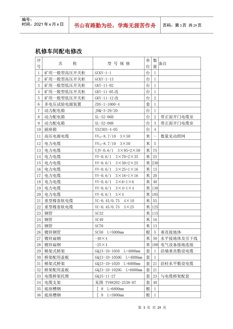 重庆某车间机电设备安装工程施工组织设计_第3页