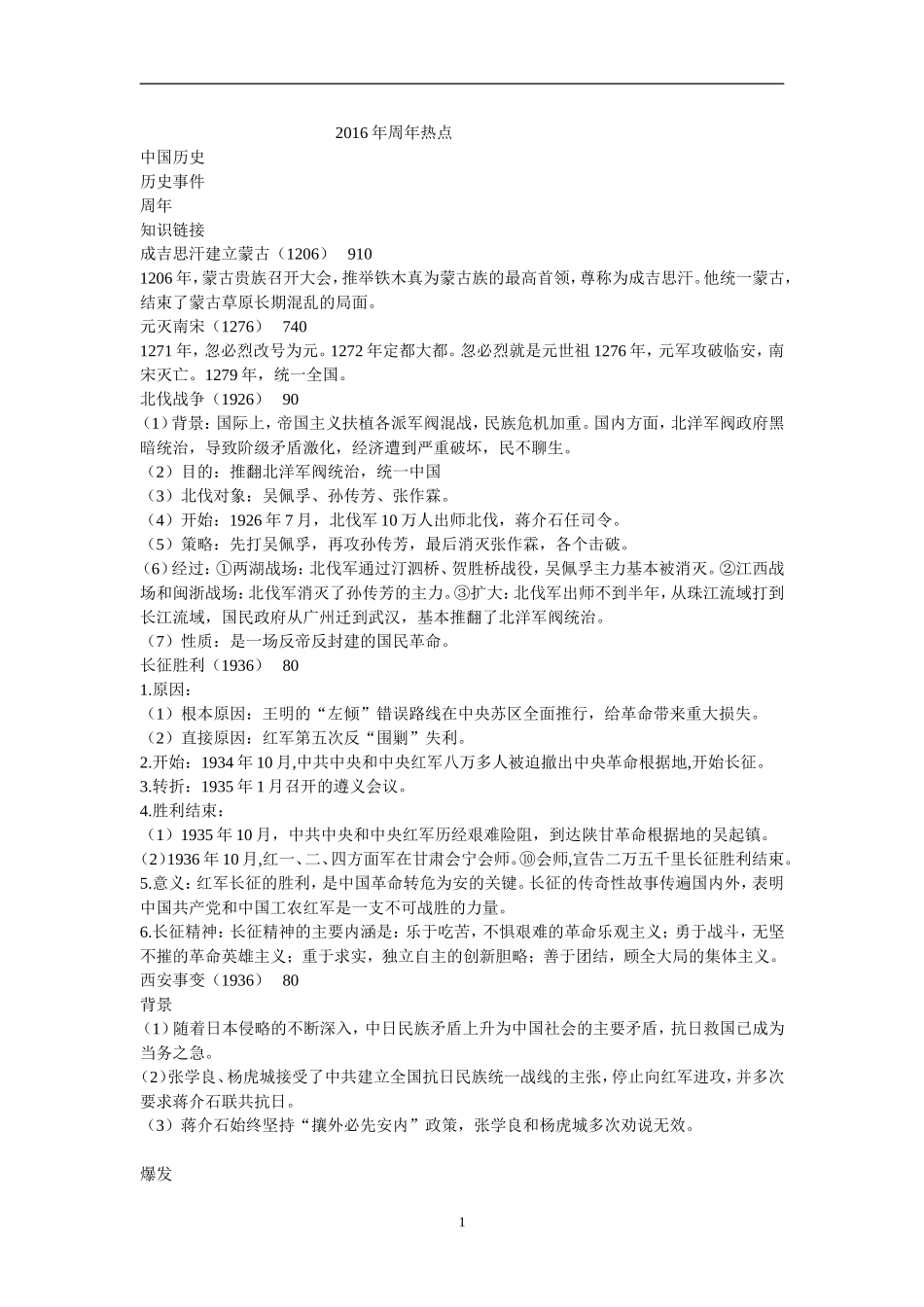 2016年周年热点_第1页