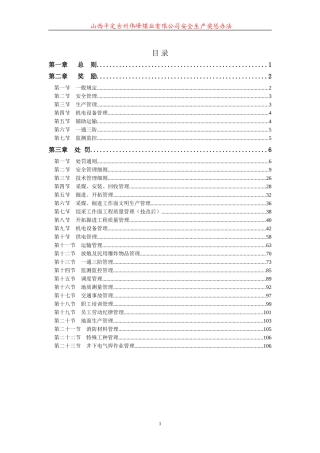 某某煤业集团安全生产奖惩办法