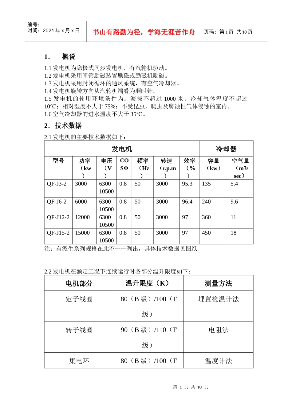 余热发电厂设备概说_第1页