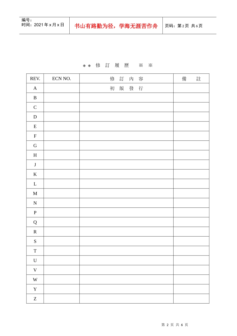 环境安全卫生信息交流管制程序_第2页