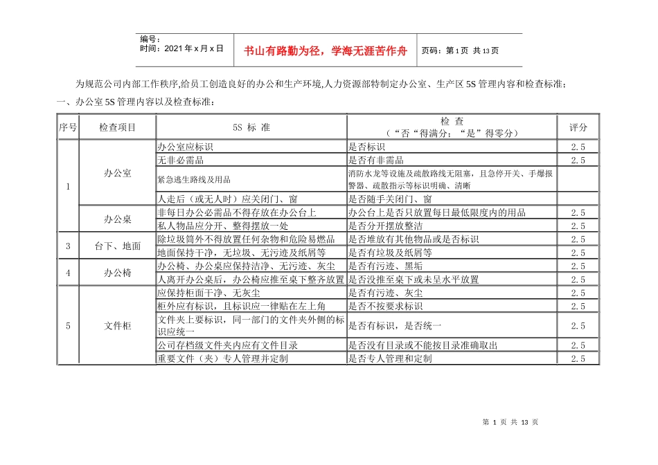 5S管理规范_第1页