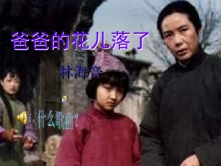 《爸爸的花儿落了》课件 (2)