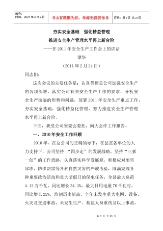 11年安全报告(谭)