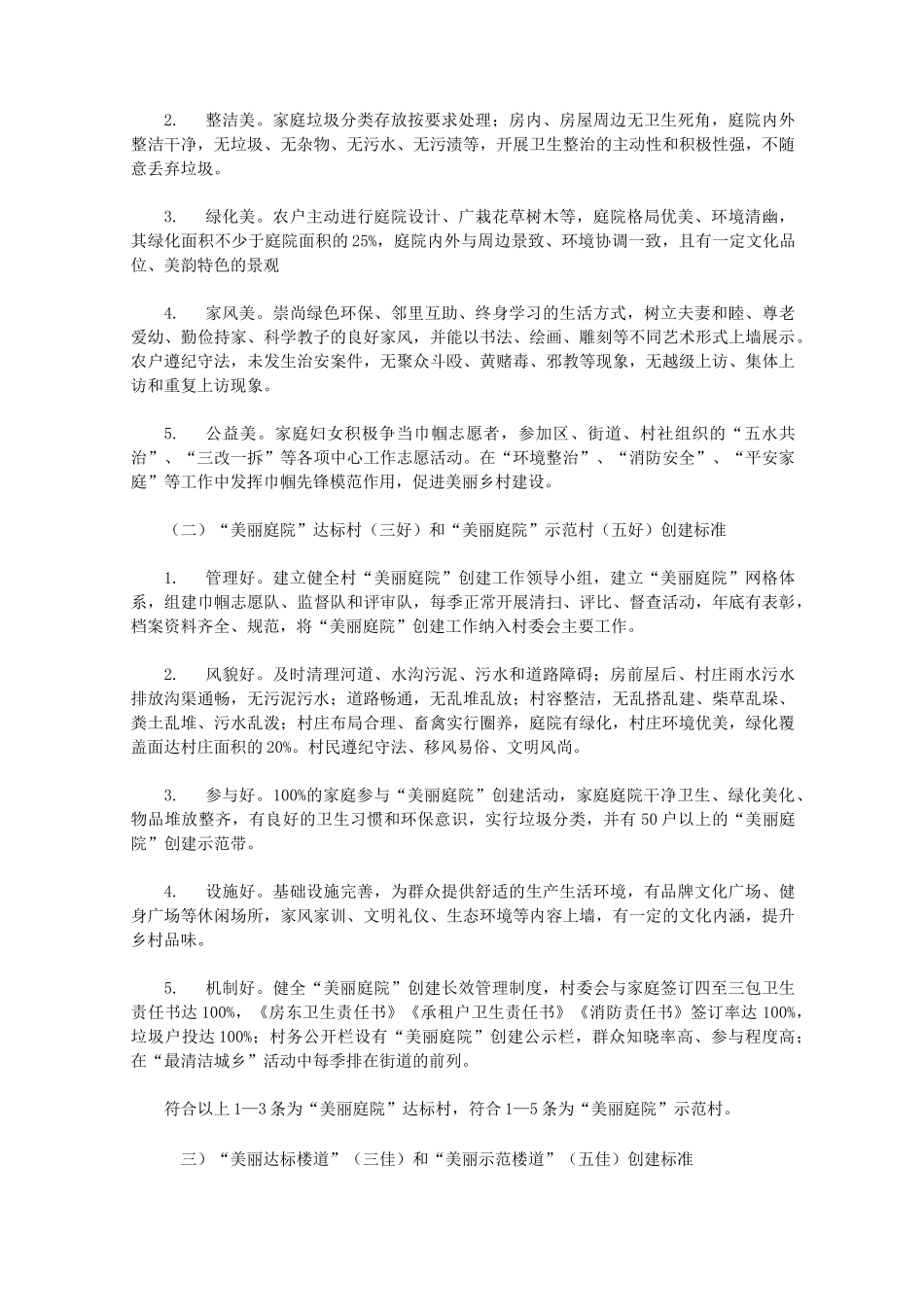 新街街道美丽家园创建工作实施方案_第2页