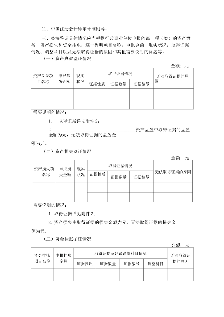 经济鉴证报告-模板_第2页