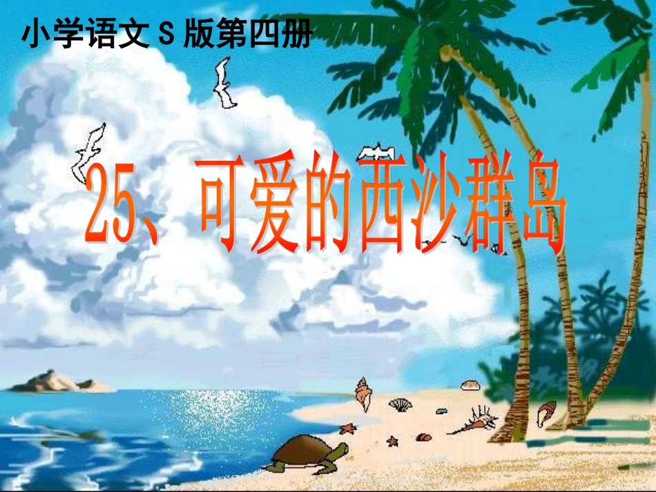 可爱的西沙群岛_第1页