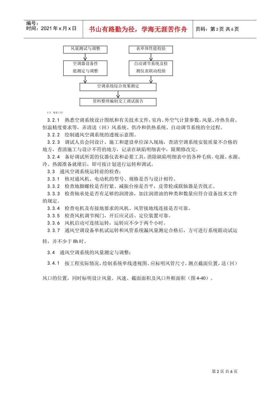 013通风与空调系统调试工艺(DOC5页)_第2页