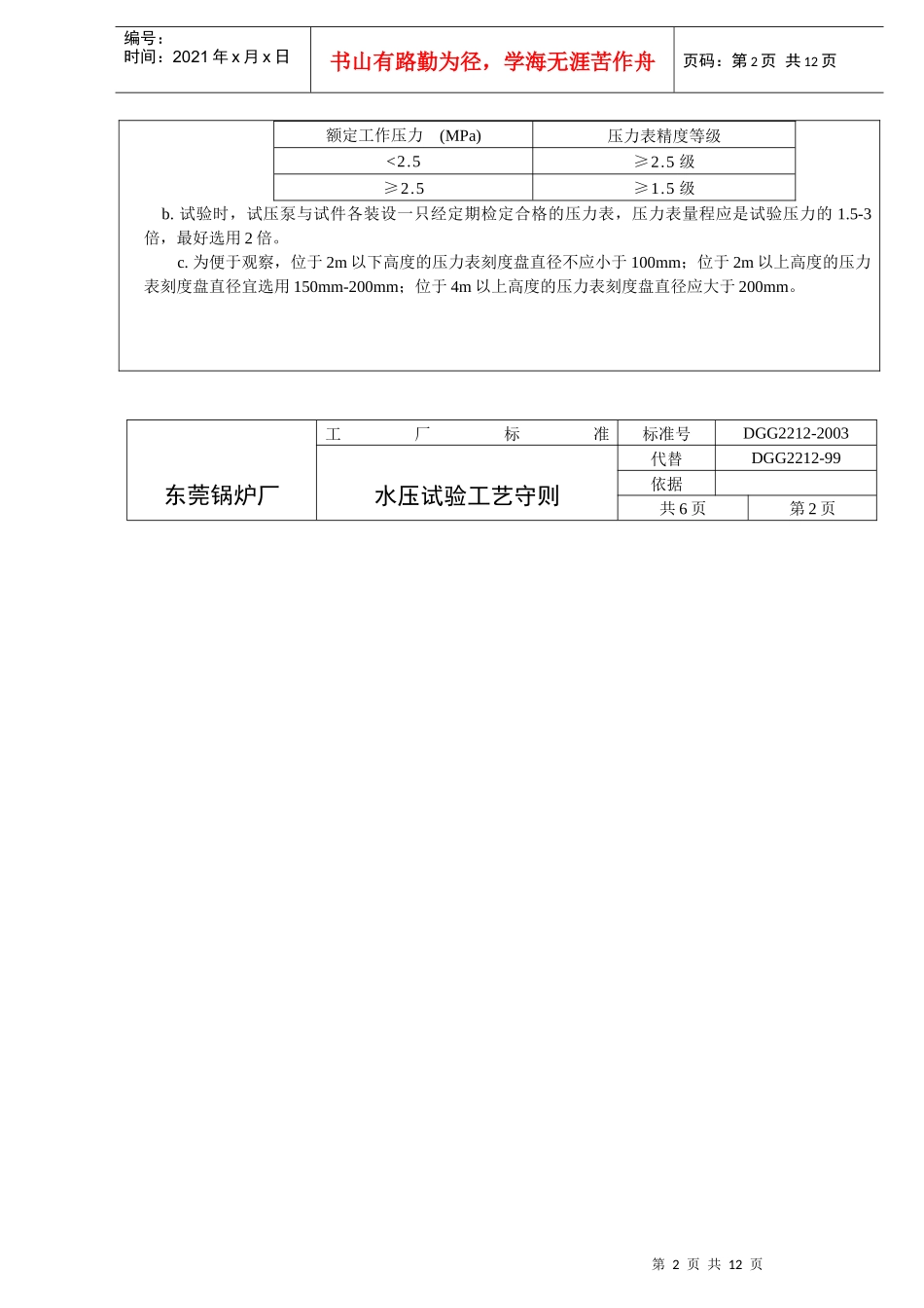 水压试验通用工艺守则_第2页