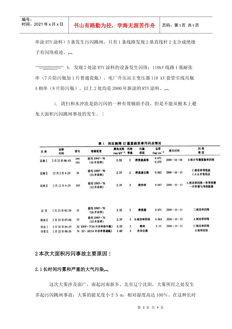 浅析输变电设备综合性防污闪措施_第3页