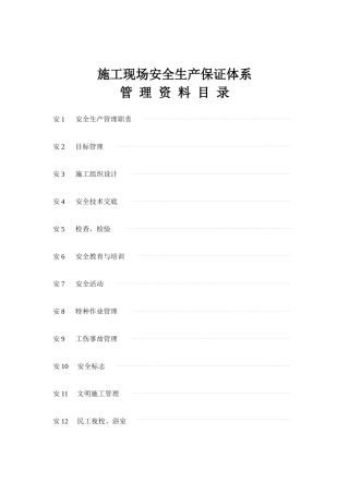 安001安全生产责任制