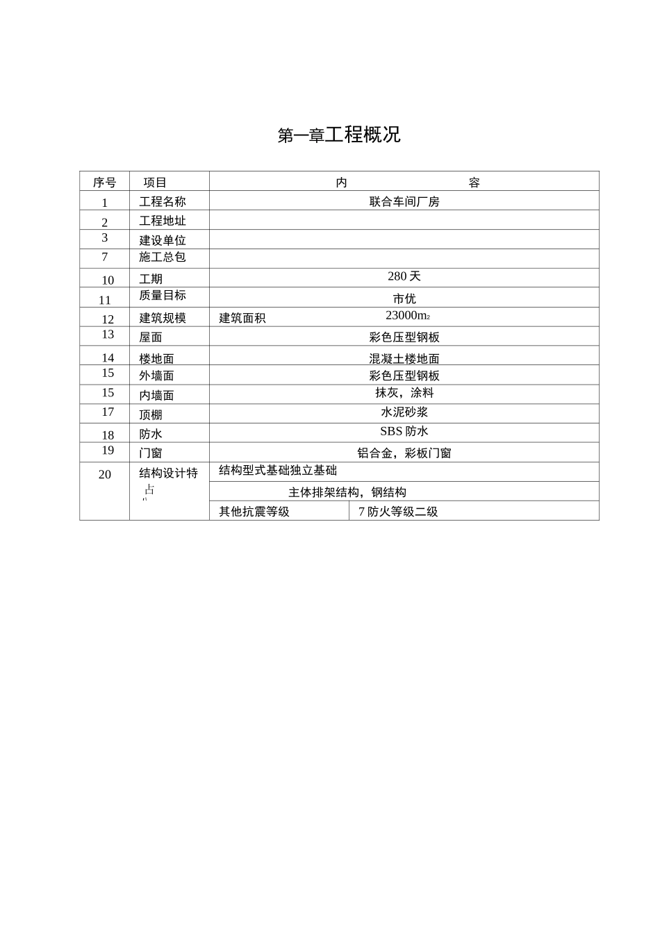 车间厂房施工组织设计方案_第2页