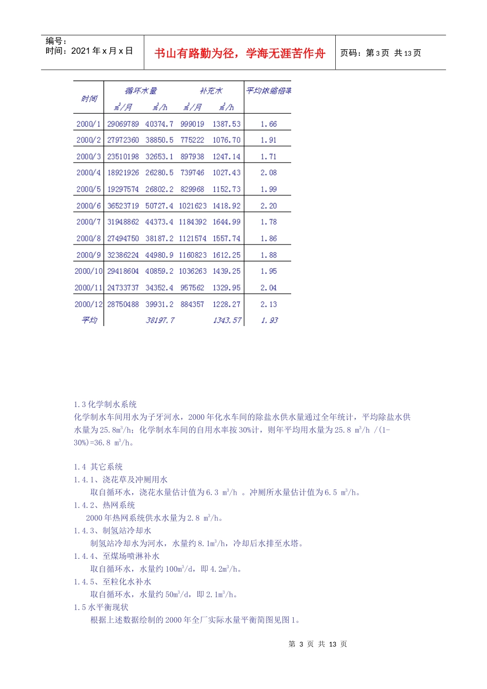火力发电厂循环水排污水处理工艺的实施_第3页