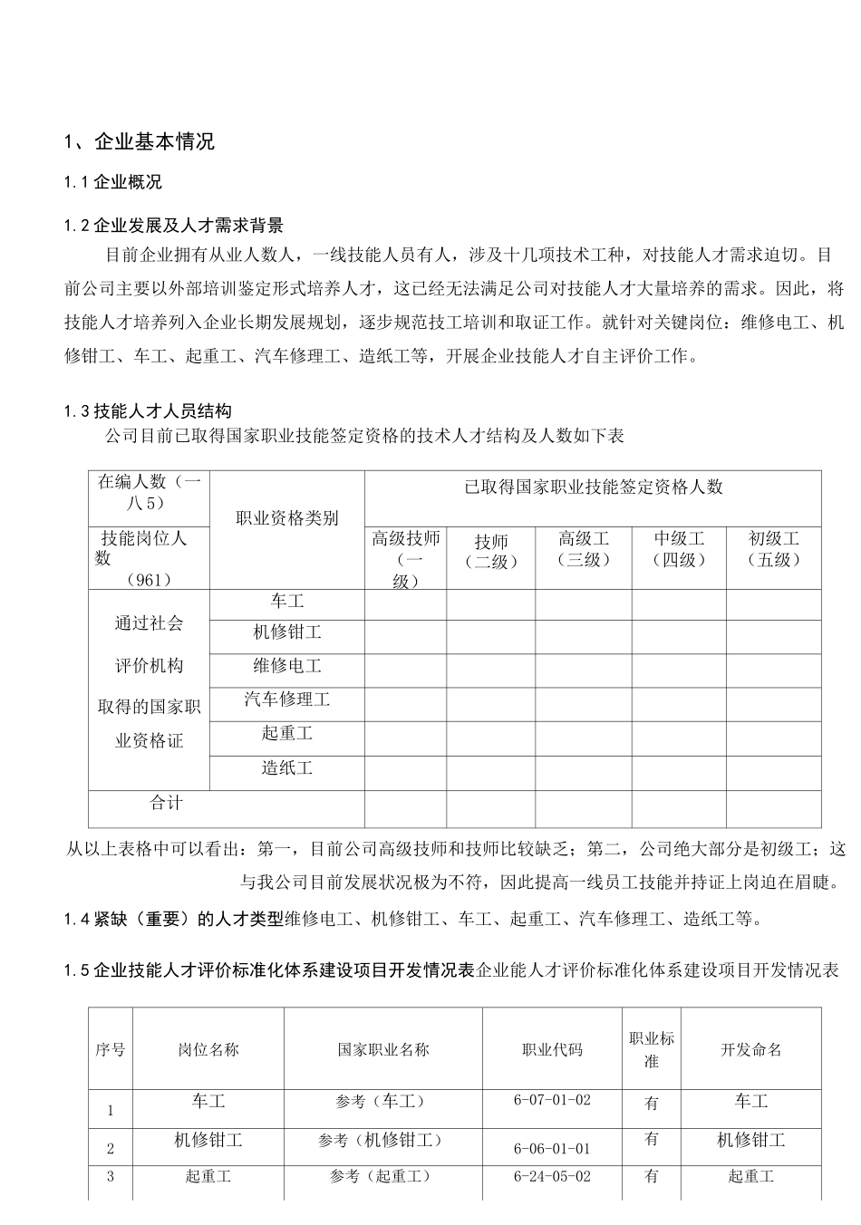 企业技能人才自主评价实施方案_第3页