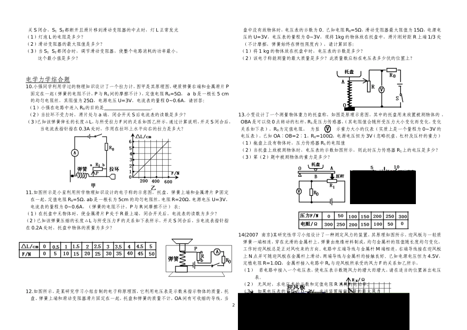 初中物理中考压轴题训练8_第2页