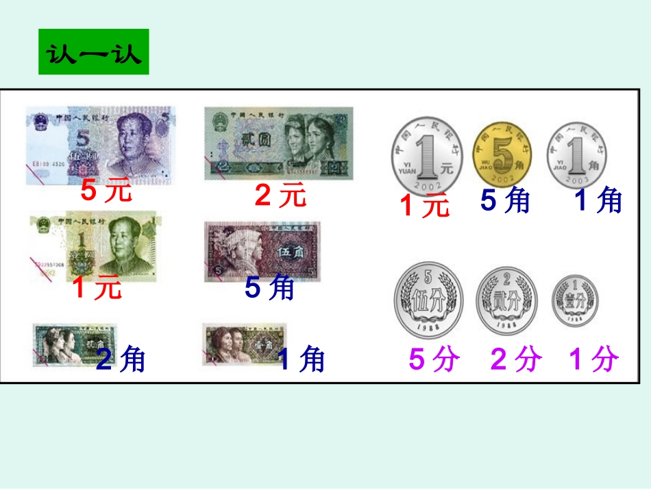 《认识人民币》课件_第2页