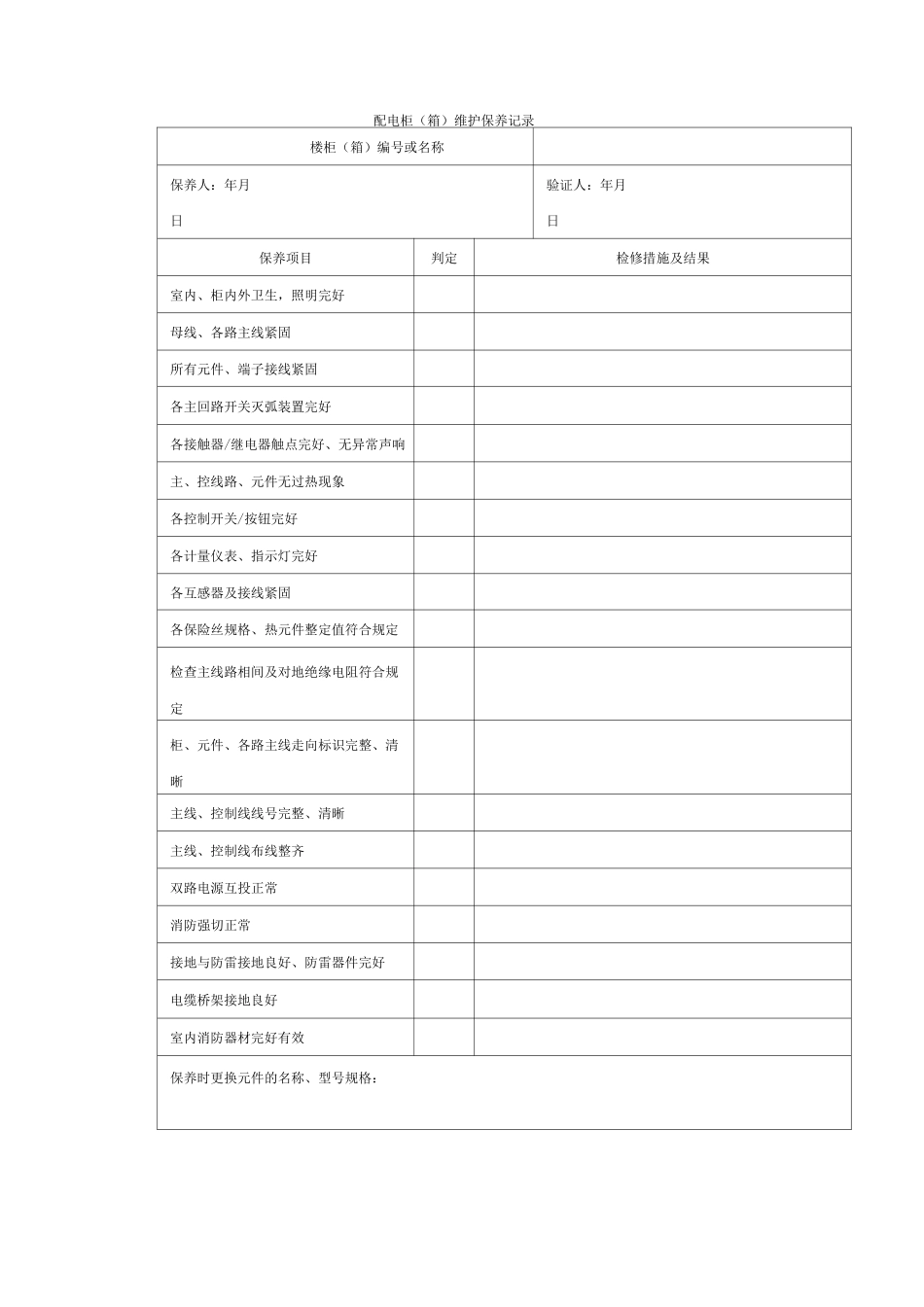 干式变压器维护保养记录_第2页