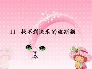 找不到快乐的波斯猫