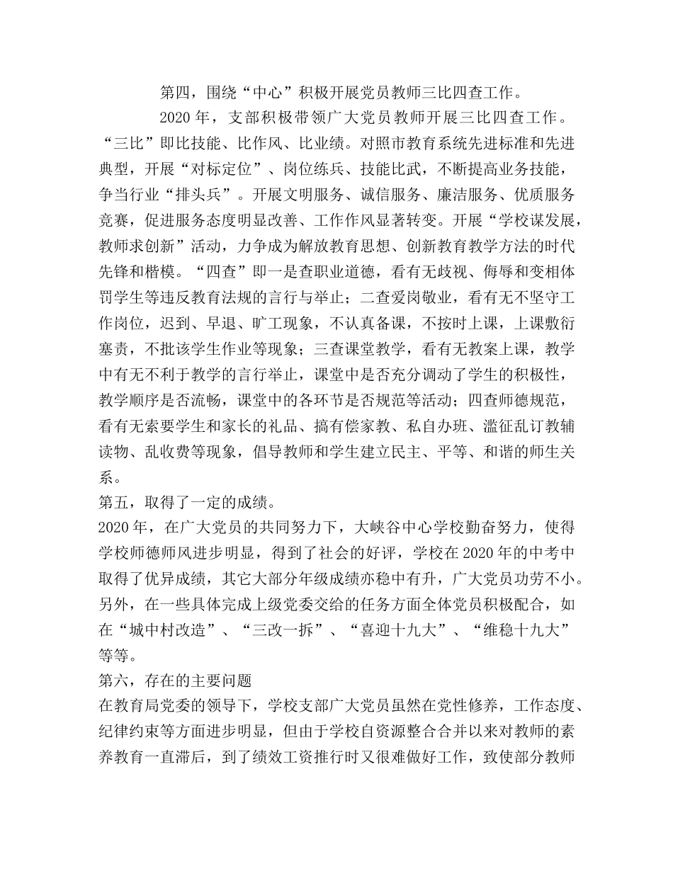 支部委员会年终建工作总结 _第3页