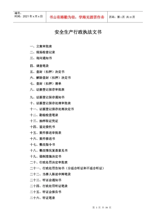安全生产行政执法文1
