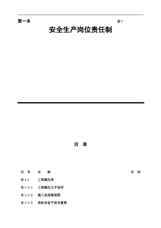 安全台账第一本