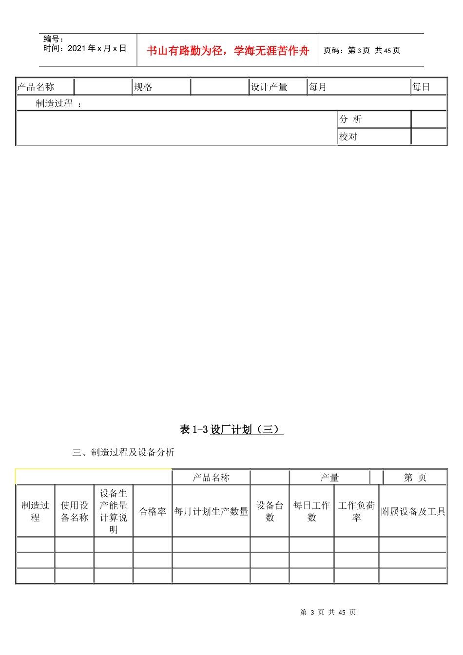 生产管理表格模板_第3页