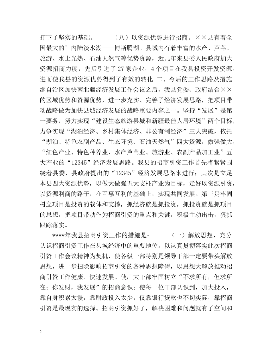 招商工作总结优秀 _第2页
