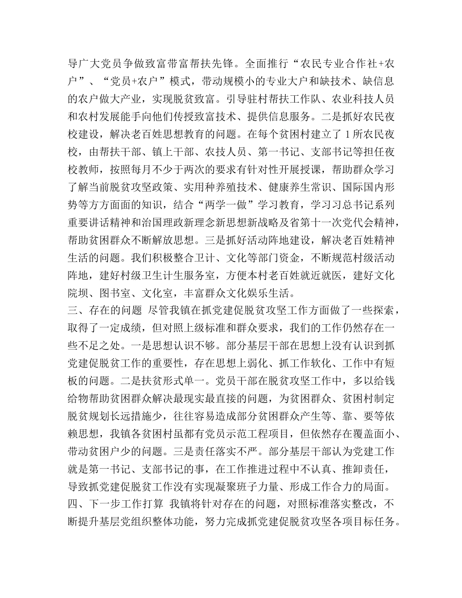 抓党建 促脱贫攻坚 [抓党建促脱贫攻坚工作半年总结] _第3页