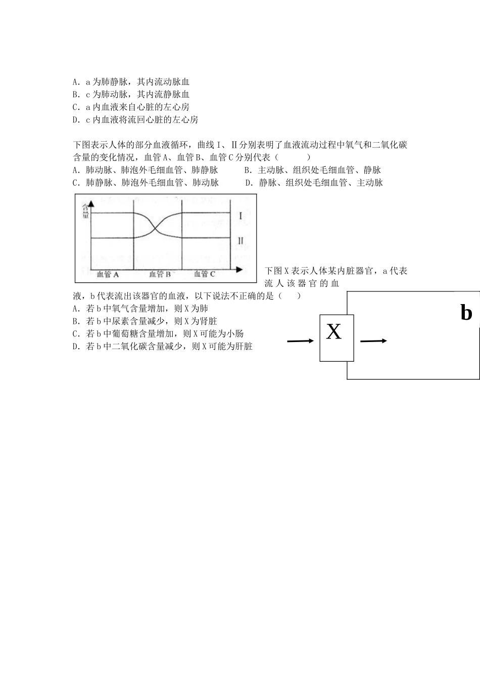 生物血液循环练习_第2页