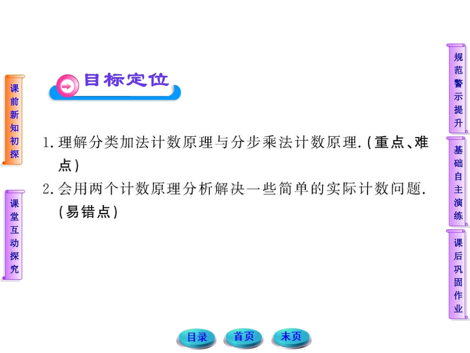 分类加法计数原理与分步乘法计数原理及其简单应用（第１课时）_第3页