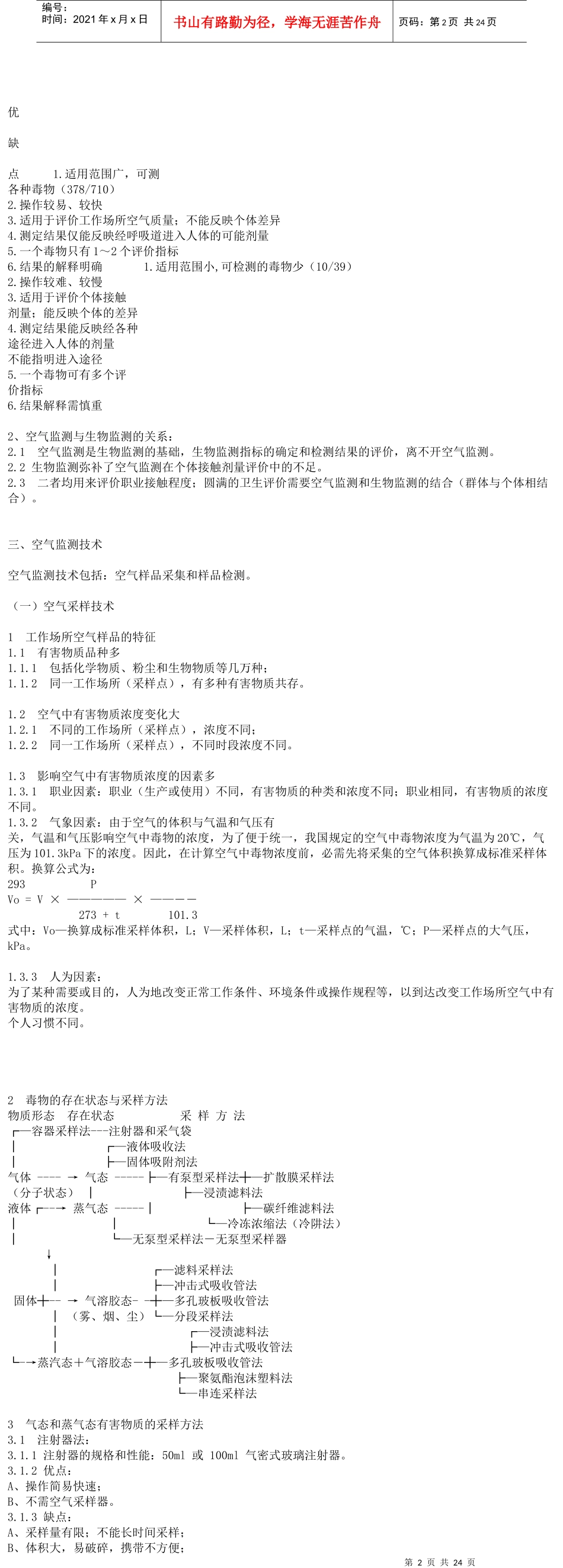 工作场所有害物质监测技术_第2页