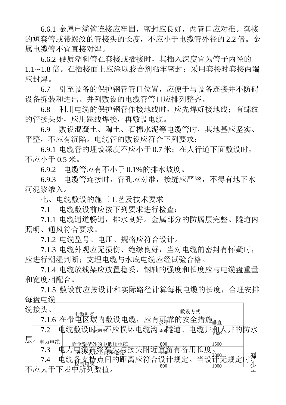 高压电缆敷设作业指导书_第3页