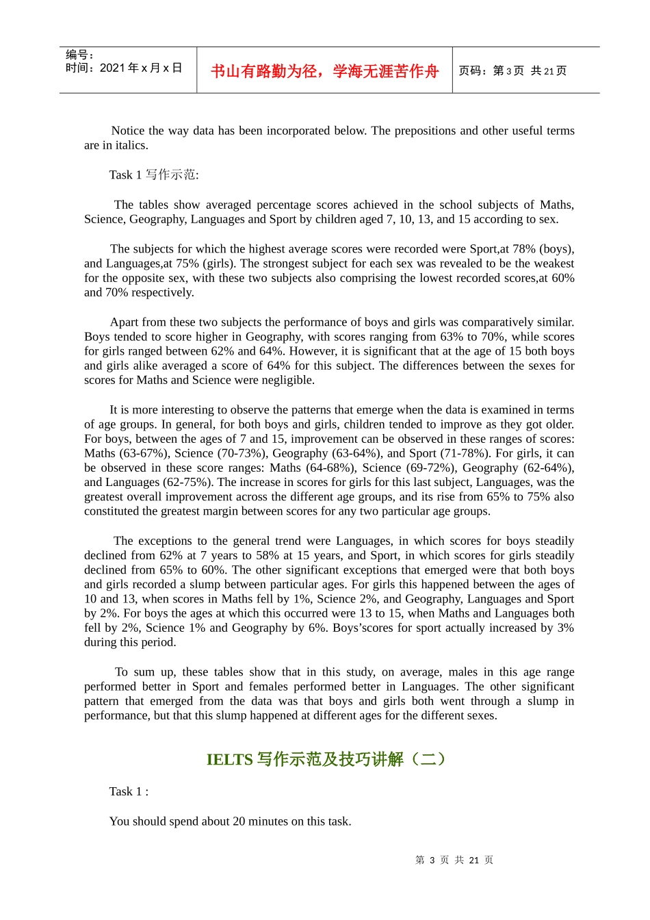 IELTS写作示范及技巧_第3页