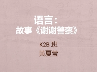 《谢谢警察》