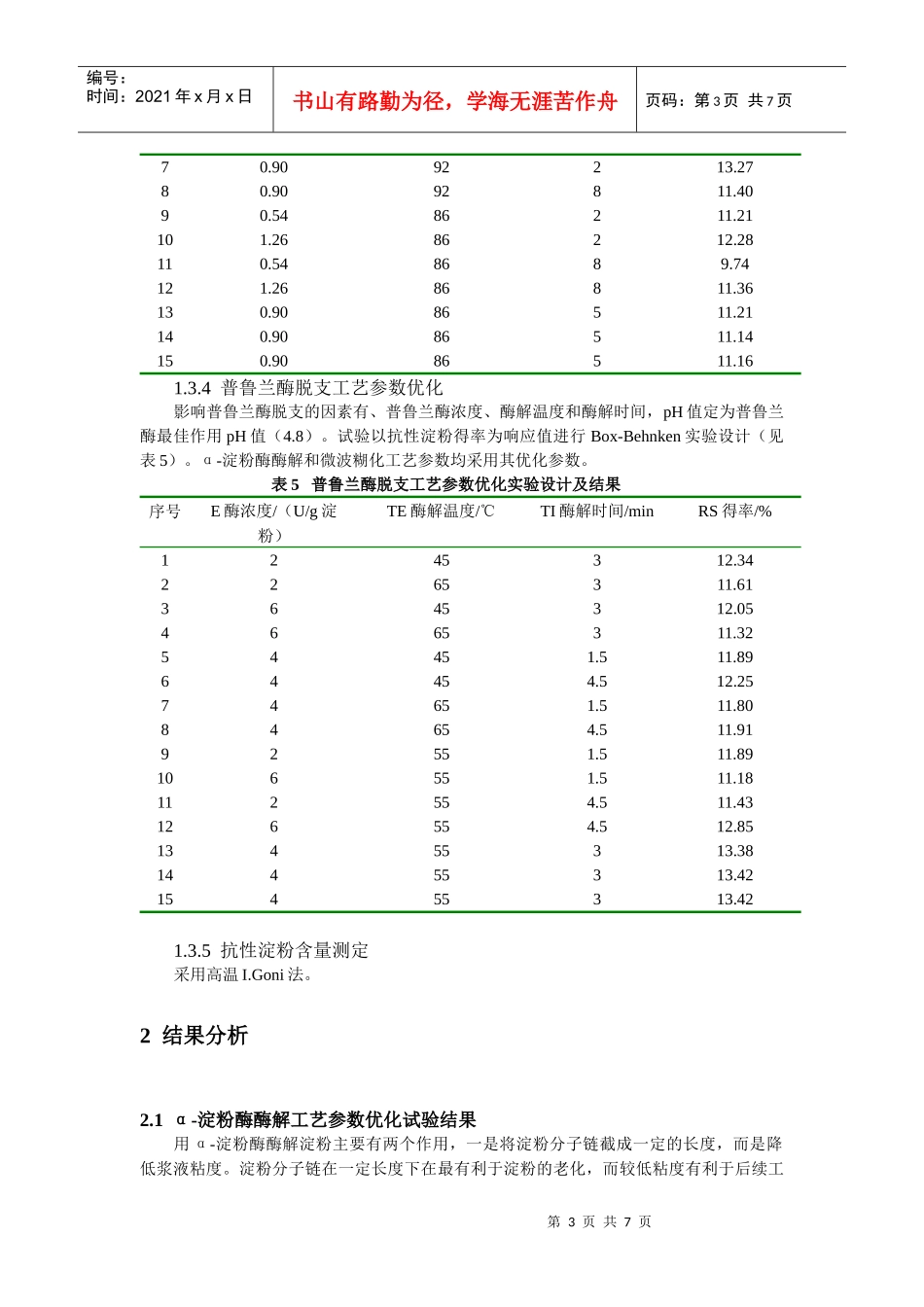 微波-酶法制备RS3型玉米抗性淀粉工艺参数优化研究_第3页