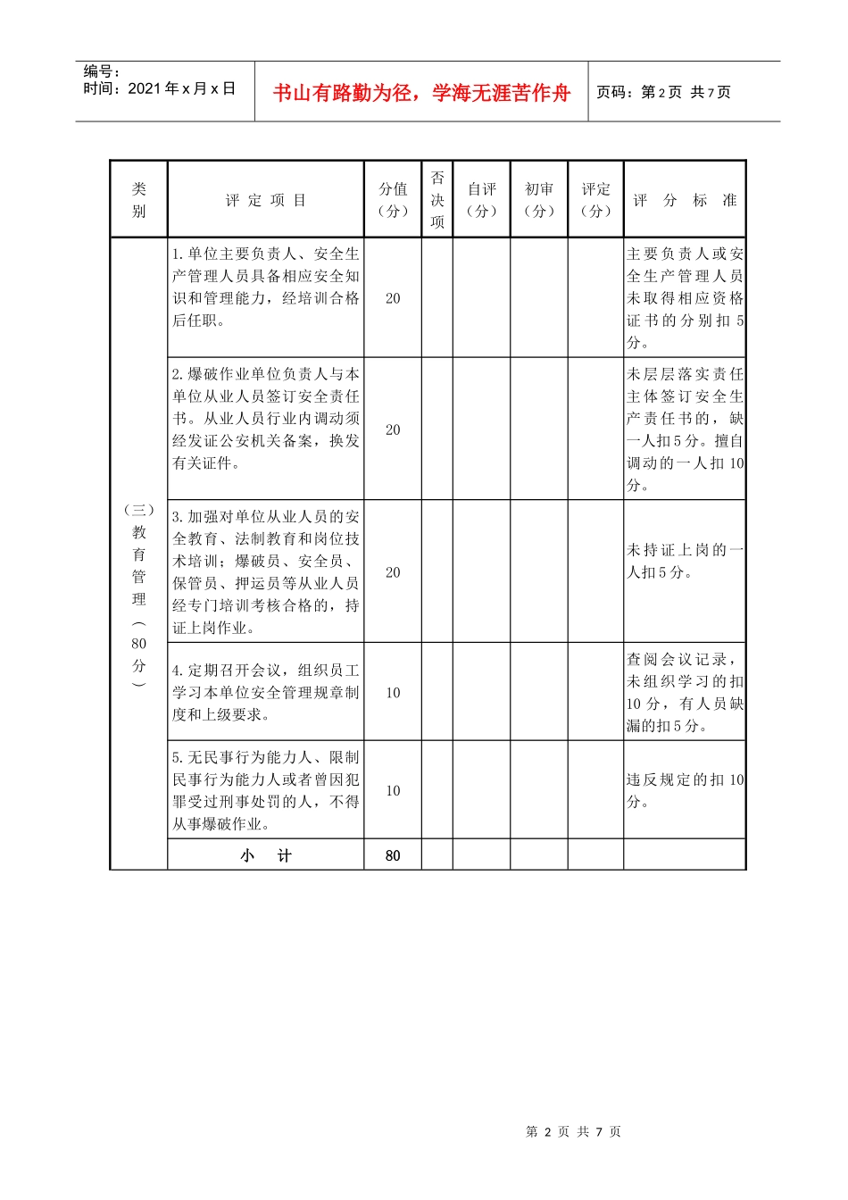 青岛市生产经营单位安全生产级别评定标准_第2页