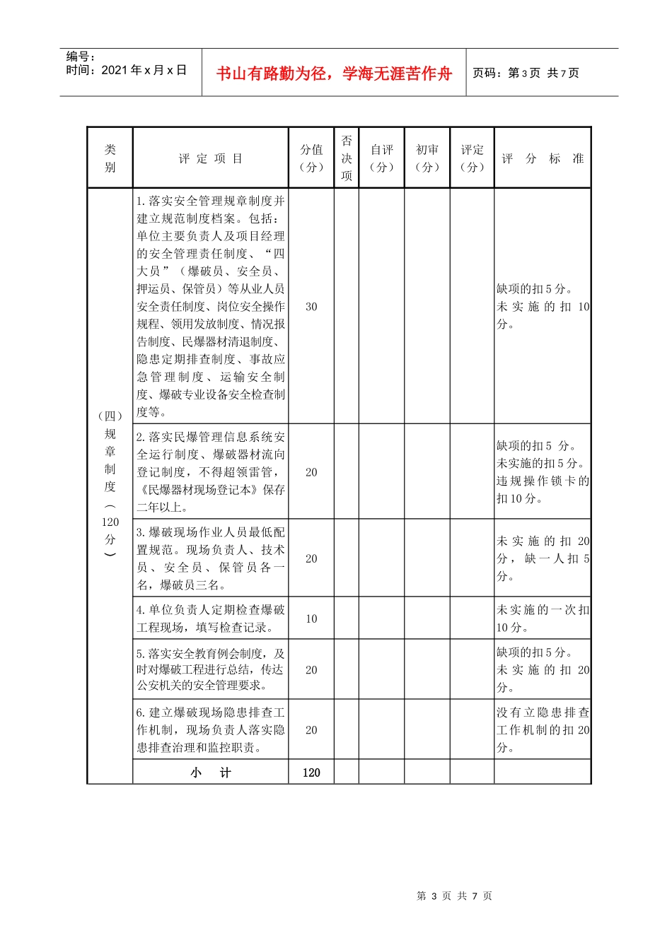 青岛市生产经营单位安全生产级别评定标准_第3页
