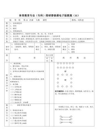 排球教案（11）