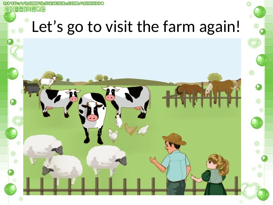 四年级英语下册Unit6AtaFarmLet’slearn第二课时课件_第3页