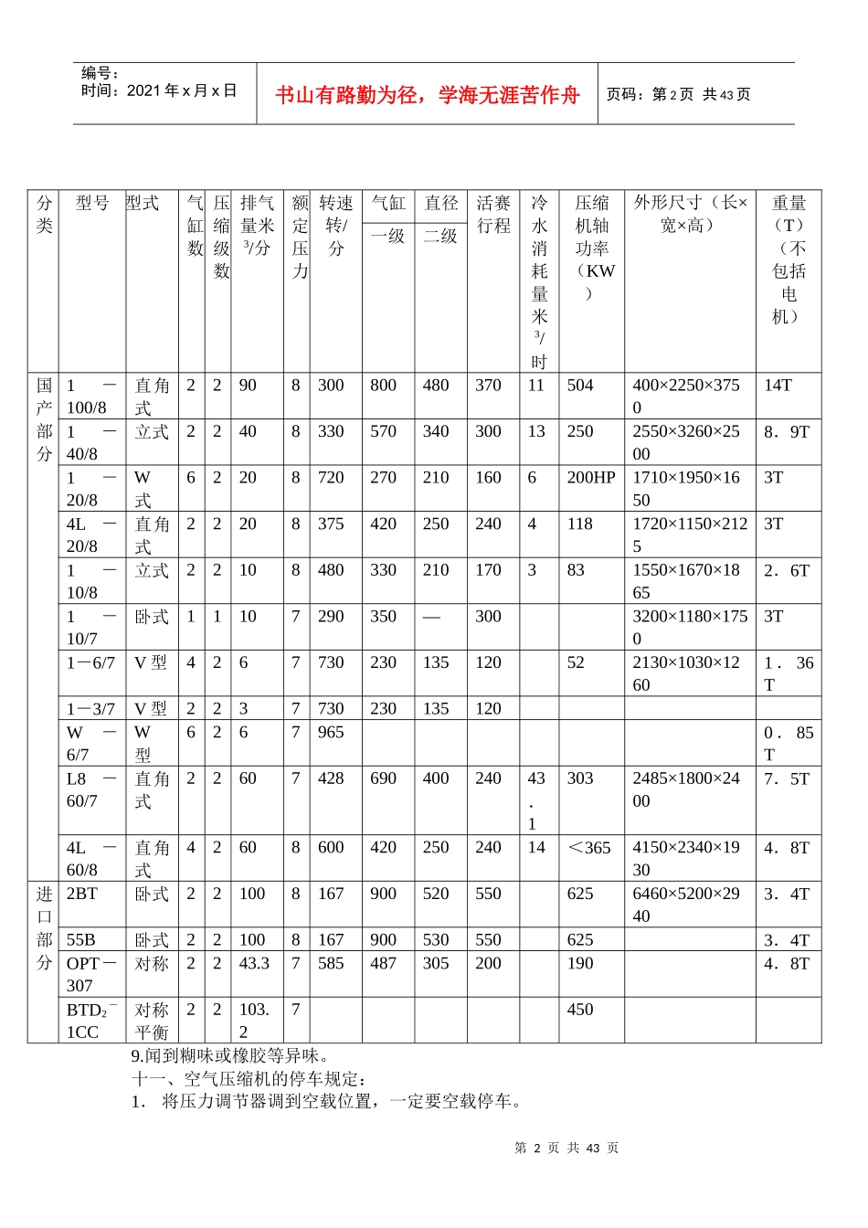 矿山设备安装与检修技术标准及操作规程_第2页