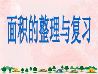 面积的整理与复习