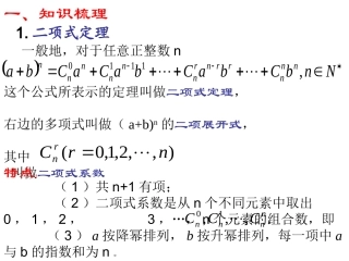 二项式定理课件_完美版